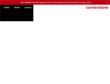 Tablet Screenshot of cornerstoneagency.com